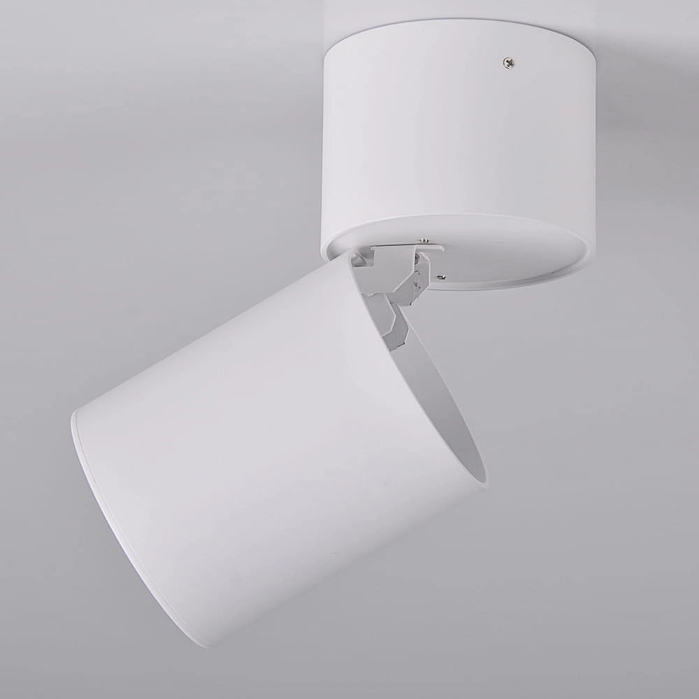 Faretto da soffitto orientabile GU10 bianco Polux Astra