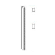 ZAF PIANTANA BIFACC GONDOLA 7,2XH140CM PANNA