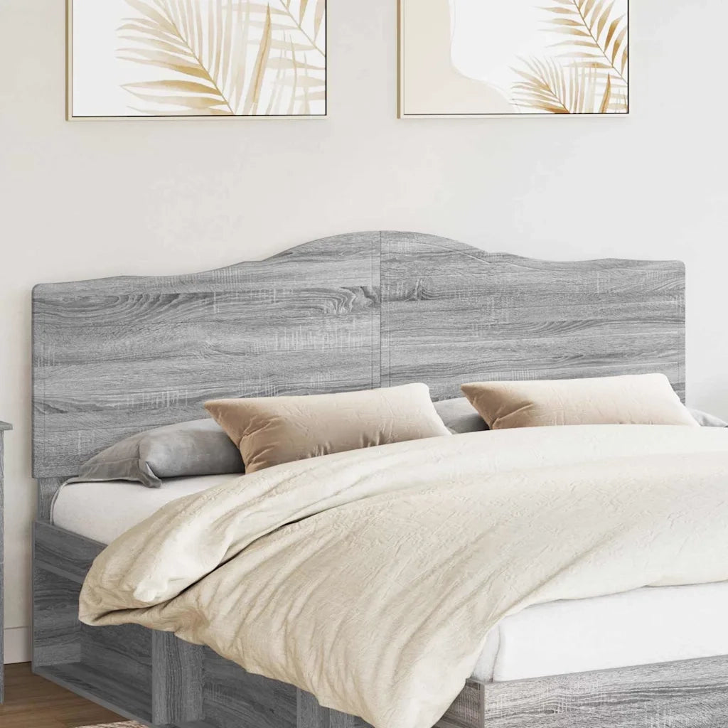 Testiera-Testata-Testiera Decorativa Grigio Sonoma 200 cm Legno multistrato 731260