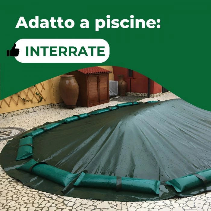 Salsicciotto VERDE OPALE Polartex Watertube in Pvc Armato 600 gr/mq con tappo a vite Lunghezza: 1.25 m