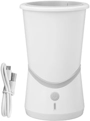 Pulitore automatico per escrementi canini portatile - Spazzola in silicone - Regolazione della pressione d'acqua - Capacità batteria 500 mAh - Facile da pulire