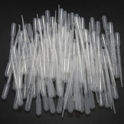 Set di 200 pipette trasparenti da laboratorio 3 ml in plastica riciclabile - Pipette da misura con scala - Pipette da trasferimento per esperimenti di laboratorio - Pipette per oli essenziali - Dispensatore di pipette