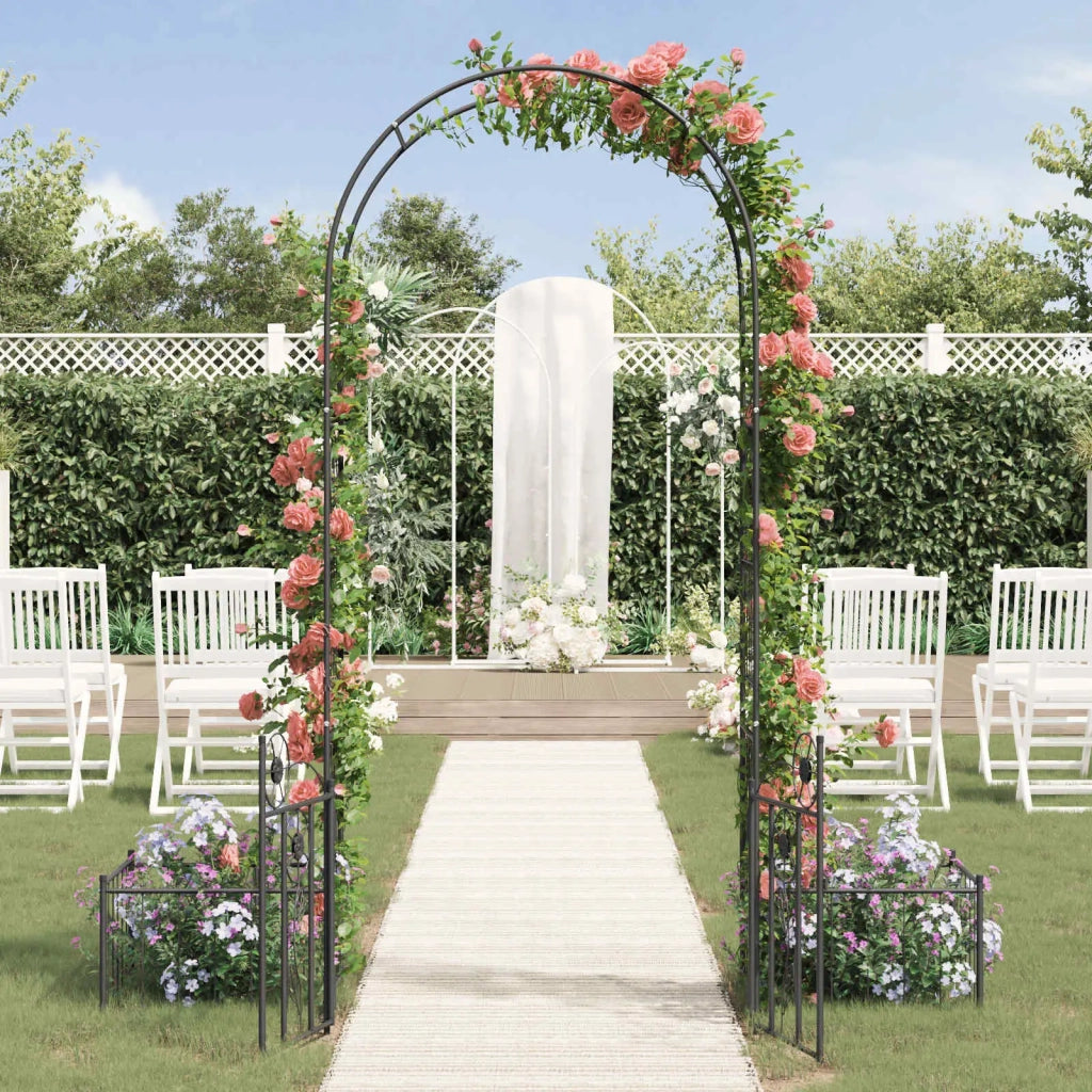 Arco da Giardino con blocco Nero 203 x 50 x 218 cm 42021346