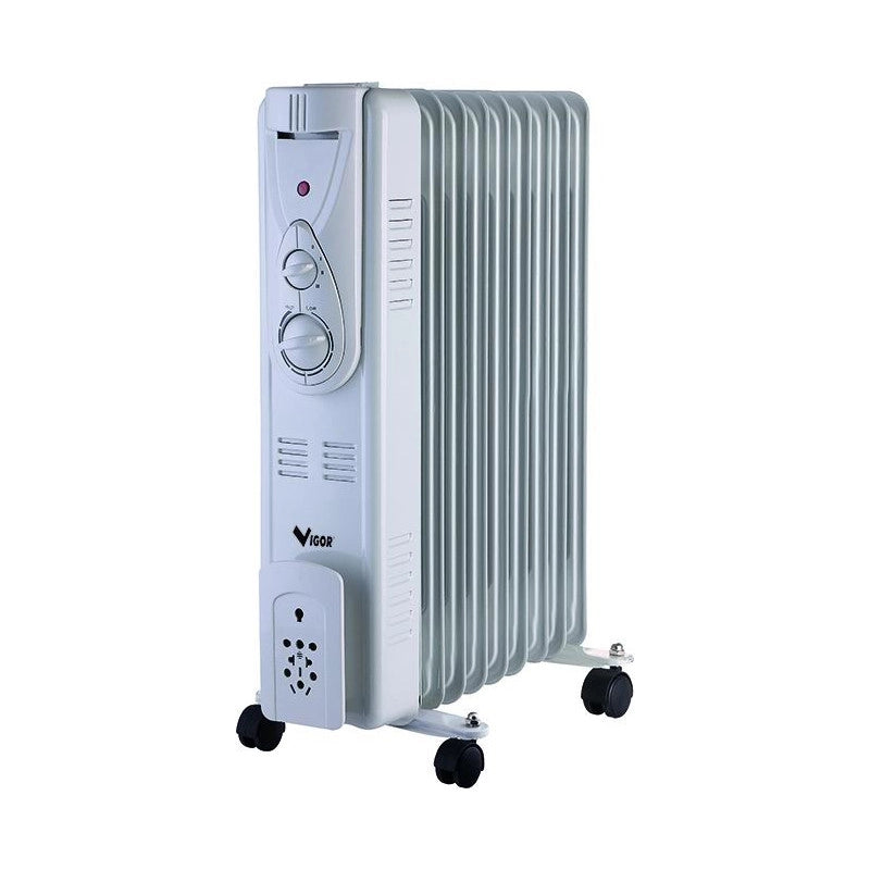 Radiatore ad olio Vigor, 9 elementi, 2000 w