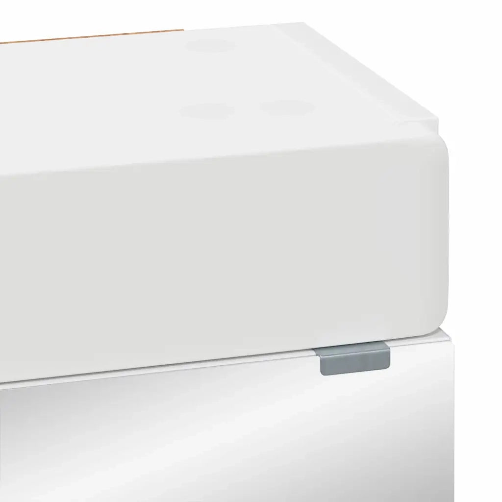 Mobiletto per specchio da bagno TULUM Bianco 60 x 16,5 x 78 cm