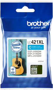 Brother LC-421XLC cartuccia d'inchiostro 1 pz Originale Resa elevata (XL) Ciano