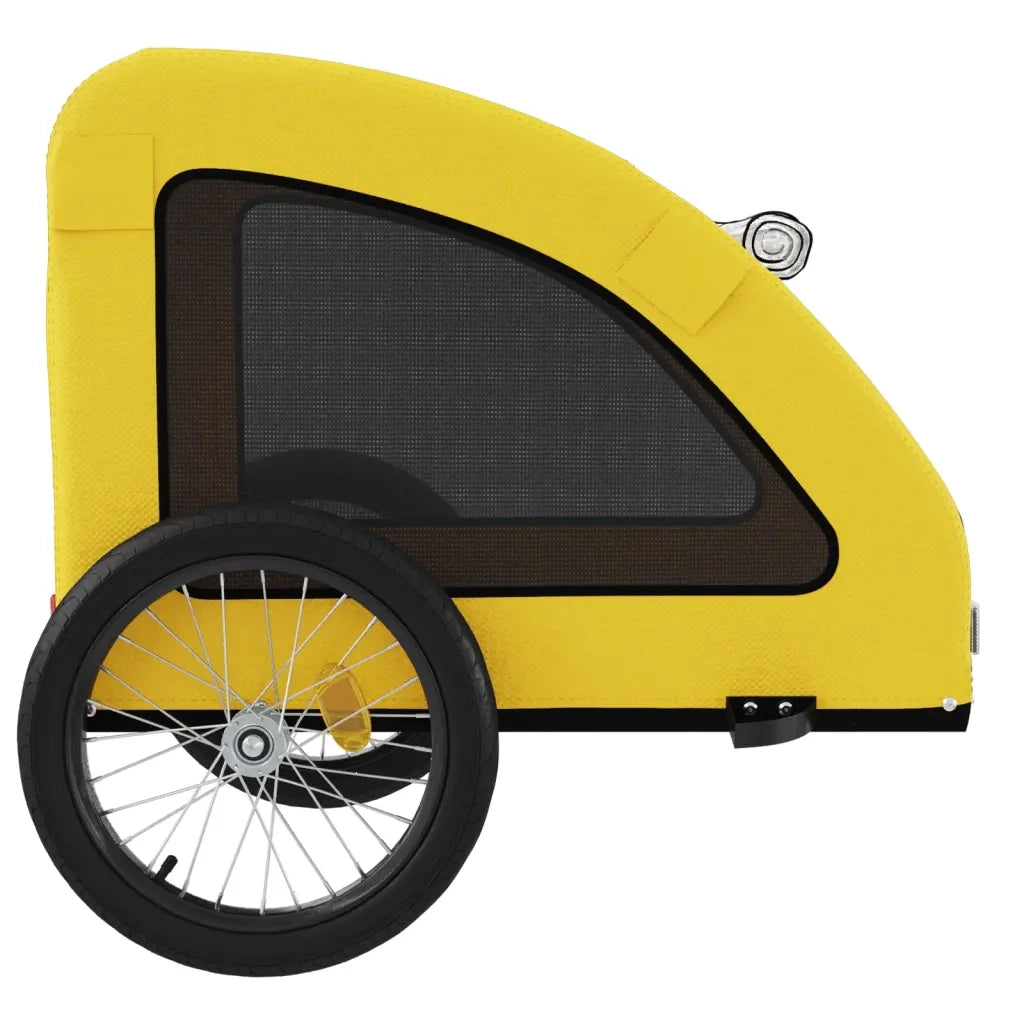 Rimorchio da Bici per Animali Giallo Oxford e Ferro CFW5696829