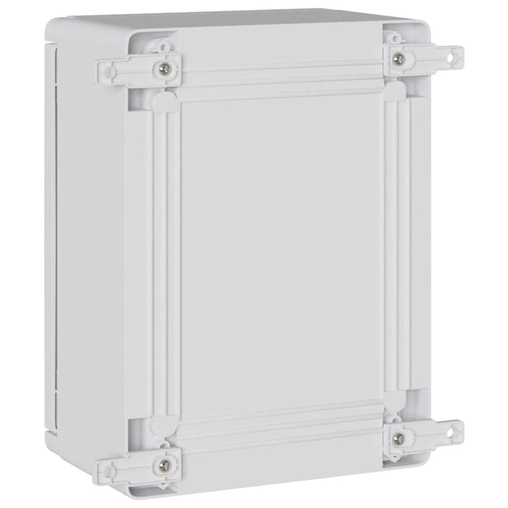 Armadio elettrico moderno per stoccaggio interno/esterno 47 x 20 x 60 cm plastica grigia 02_0058192