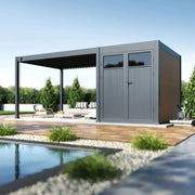 Casetta da giardino per pergola bioclimatica autoportante Ombréa - 3M