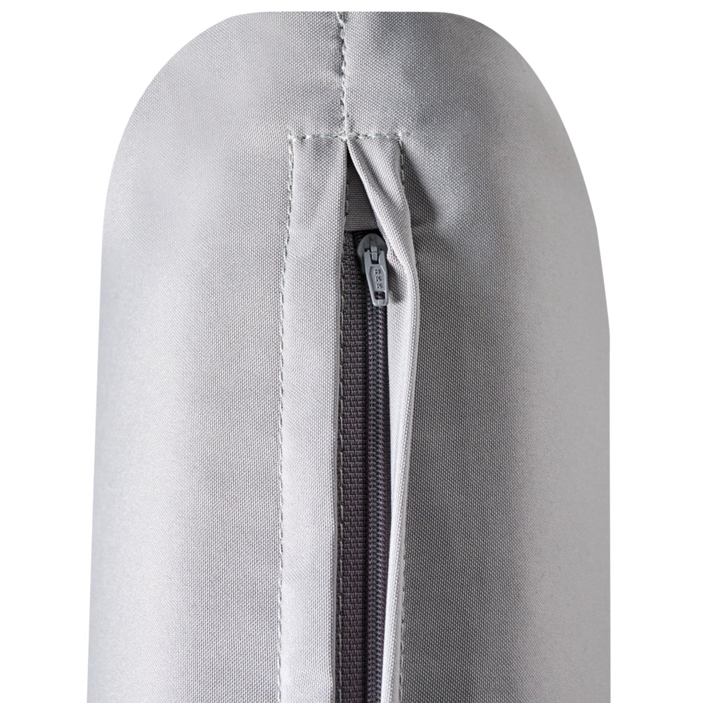 Cuscino Imbottito per Lettino Prendisole Tessuto grigio chiaro per esterni dal design moderno
