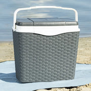 HI Box Frigo con Manico 24 L in Plastica Antracite 446209