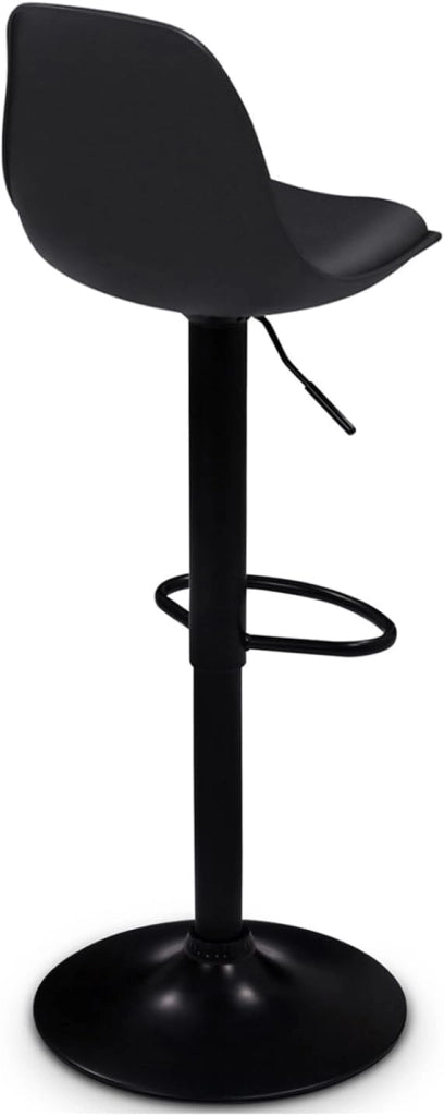 Set di 2 sgabelli da bar KARL design con piede nero