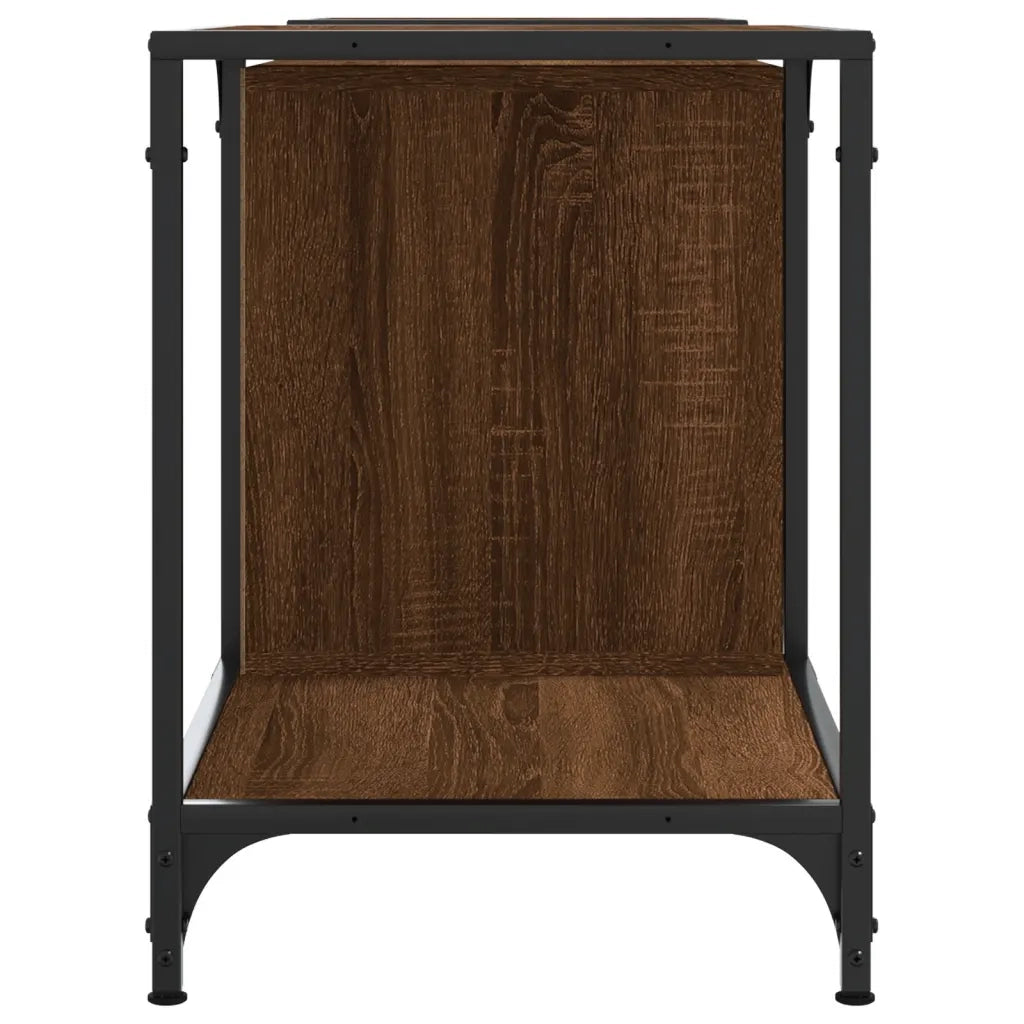 Mobile TV-Credenza per TV-Console TV Rovere Marrone 153x37x50 cm in Legno Multistrato