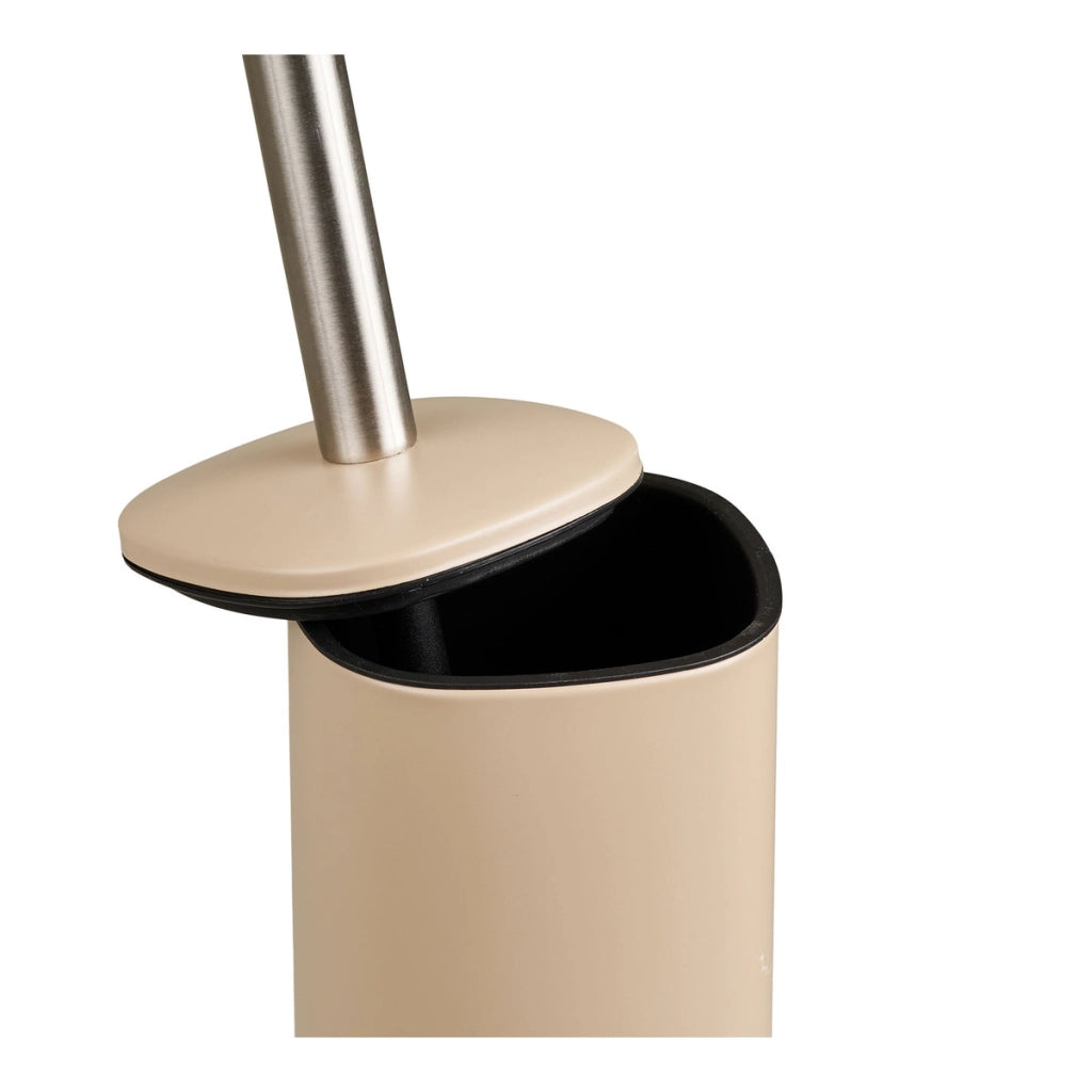Scopino Bagno Lodi, Beige, Metallo, 9x9x39 cm