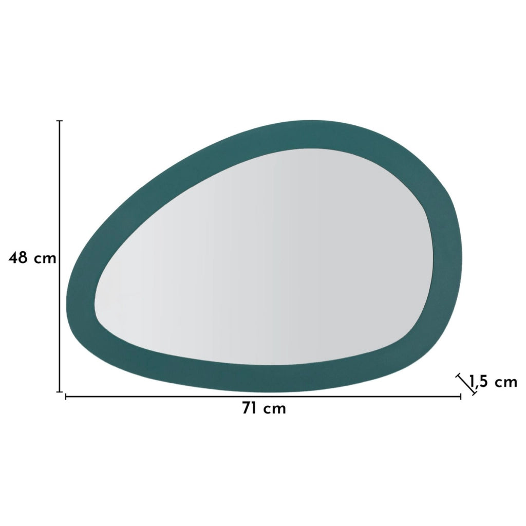 Specchio con Cornice VKH1050, Ottanio, Vetro, 71x1,5x48 cm