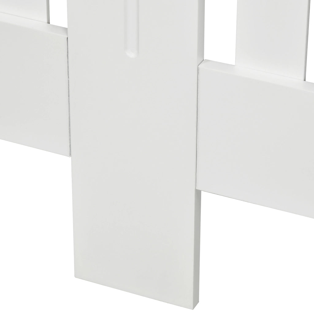 Copriradiatore in MDF con dispositivo antivolto ¨C zephmum ¨C Bianco 152x19x83 cm