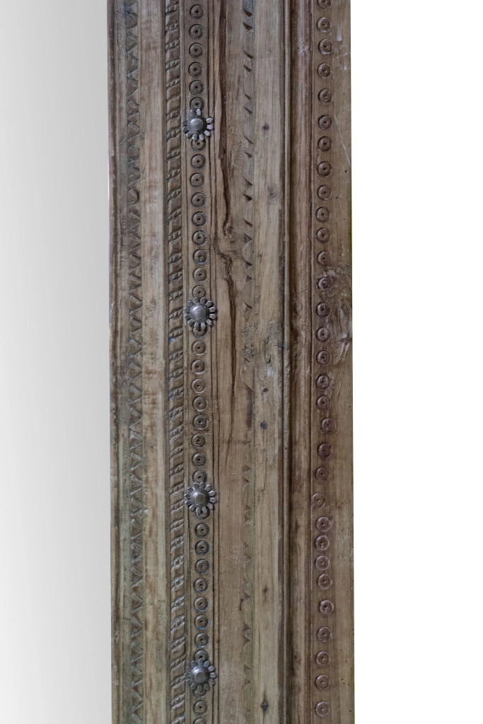Biscottini Specchio da parete in legno massello di teak