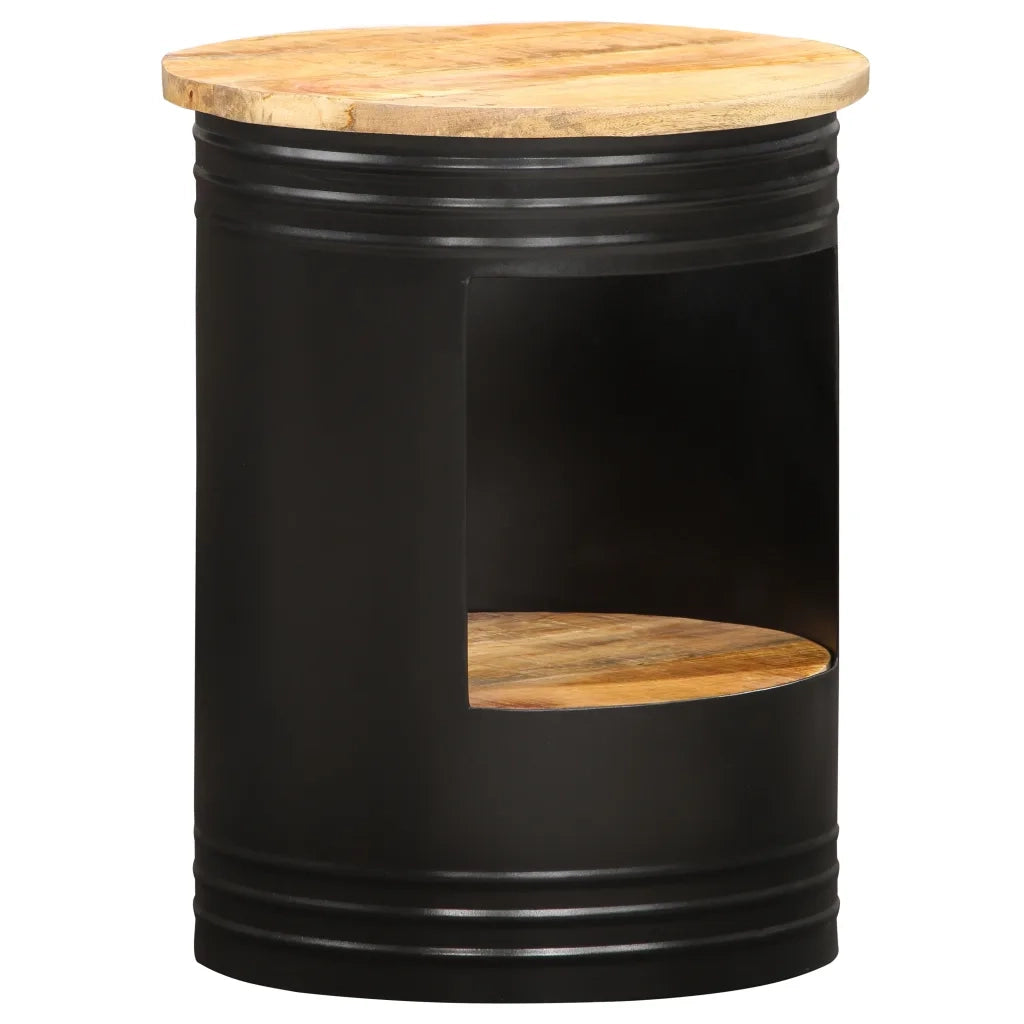 Tavolino da CaffÃ¨ 43x55 cm in Legno Massello di Mango cod mxl 20922