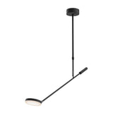 Maytoni Lampada da soffitto moderna Fad 1 luce LED integrato nero metallo
