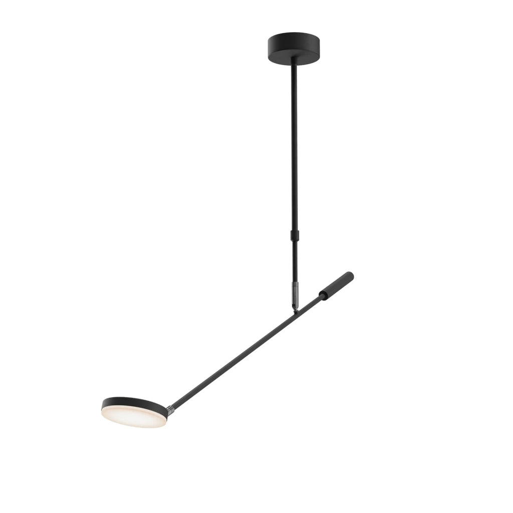 Maytoni Lampada da soffitto moderna Fad 1 luce LED integrato nero metallo