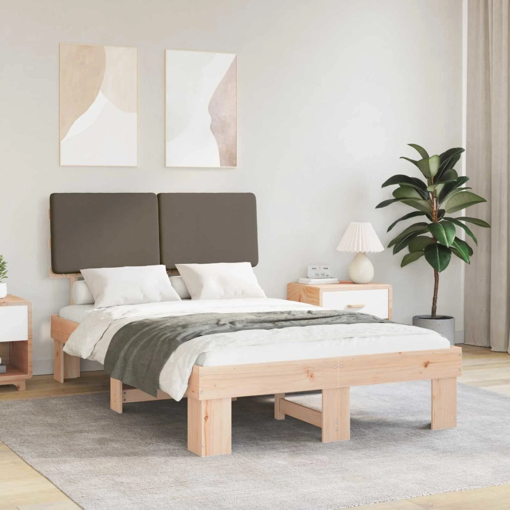 Letto con Testiera Rivestita-Struttura Letto con Testiera Talpa 120 x 200 cm Pino massello 336742