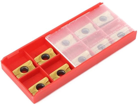 Frese per legno - Frese in acciaio duro - Alta durezza - 10 pezzi - Resistenti e precisi - Adatti per M materiali - Modello APMT1604