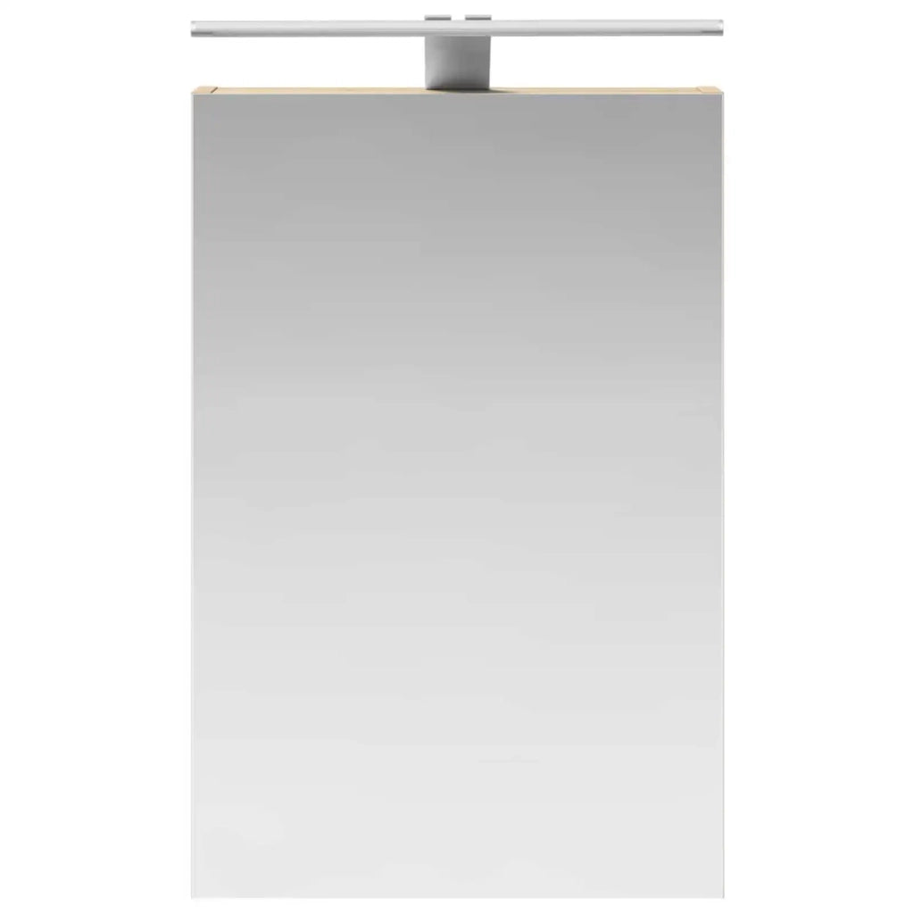 Mobiletto per specchio da bagno con lo scaffale Rovere Sonoma