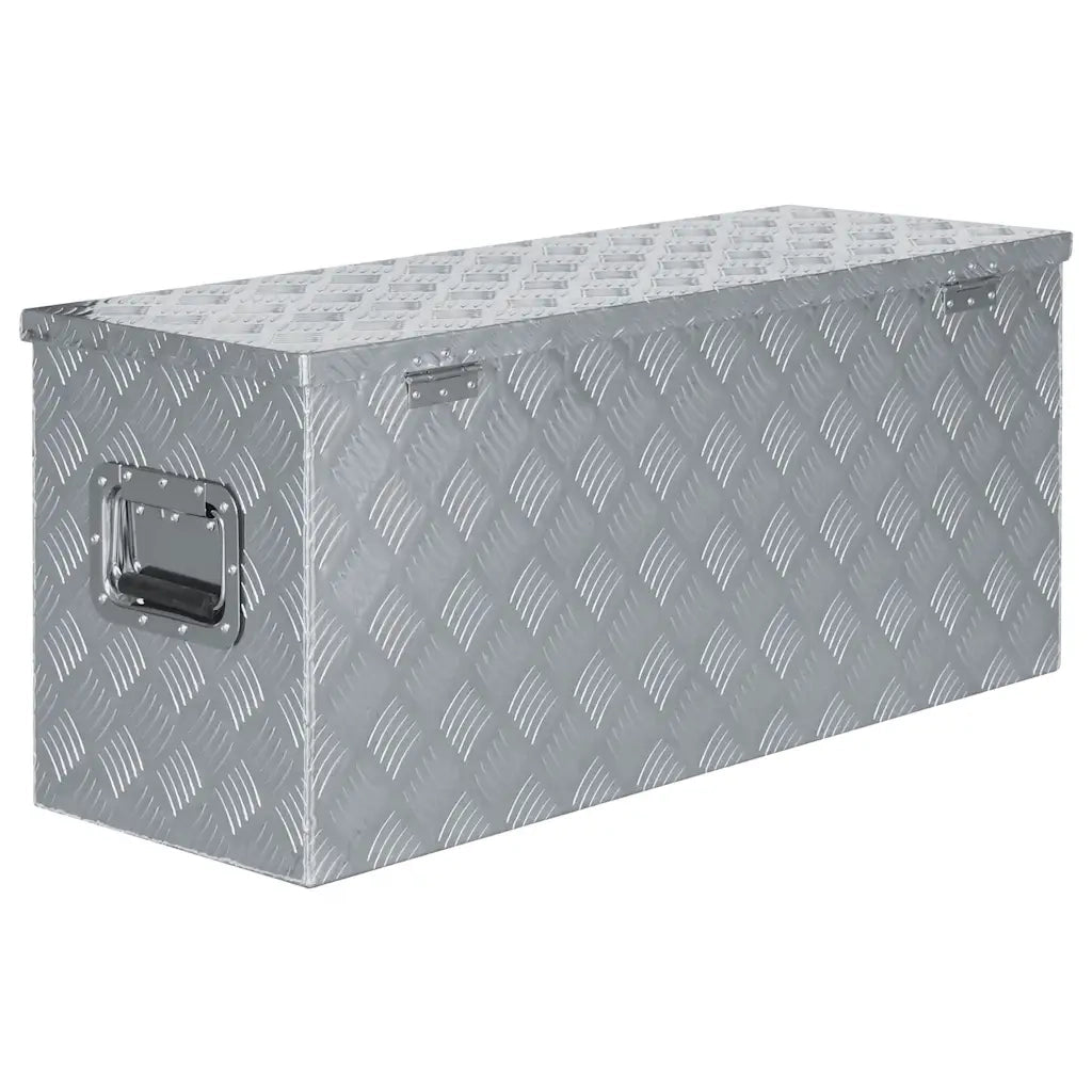 Cassetta in Alluminio 90,5x35x40 cm Argento cod mxl 13453