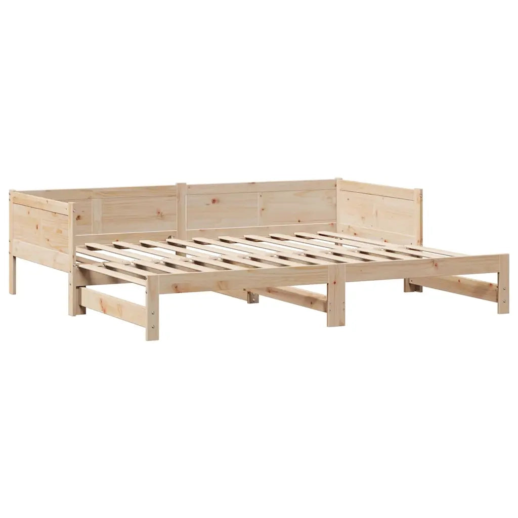 Divano Letto Estraibile con Cassetti senza Materasso 90x190 cm