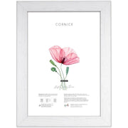 Cornice Portafoto da Parete Shabby Chic White 21 x 29,7 cm