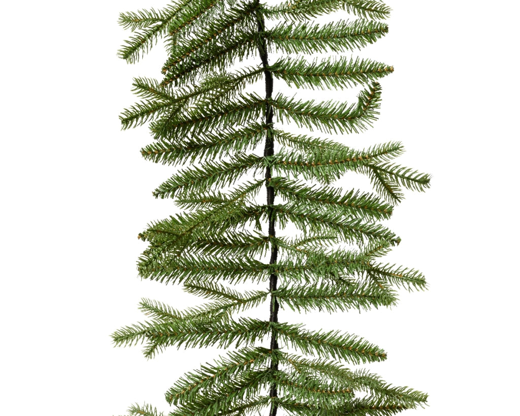 Ghirlanda verde per interni ed esterni dia30cm x Lun.270cm