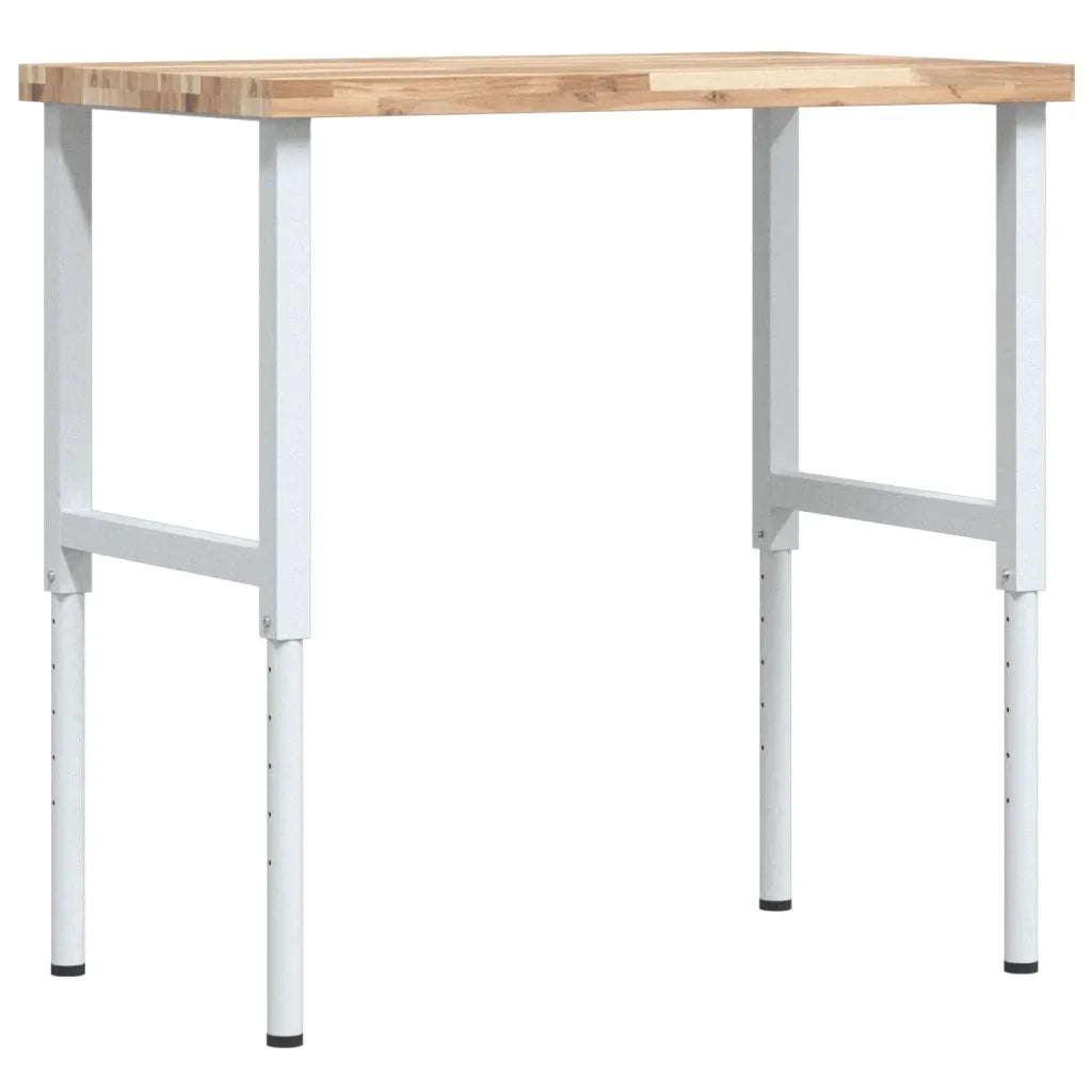 Banco Lavoro 100x60x(73-99,5) cm Legno di Acacia Rettangolare CFW6836594