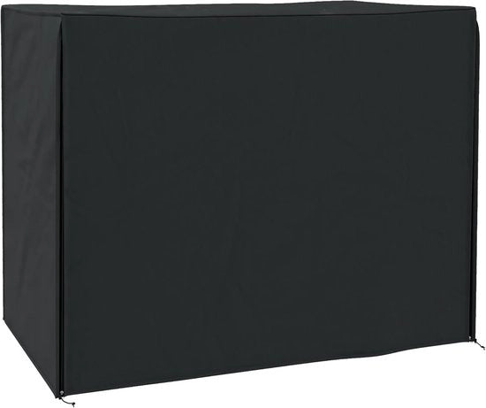 Hollywood schommelhoes acqua resistente con protezione UV per giardiniera 220 x 125 x 172 cm in tessuto Oxford nero