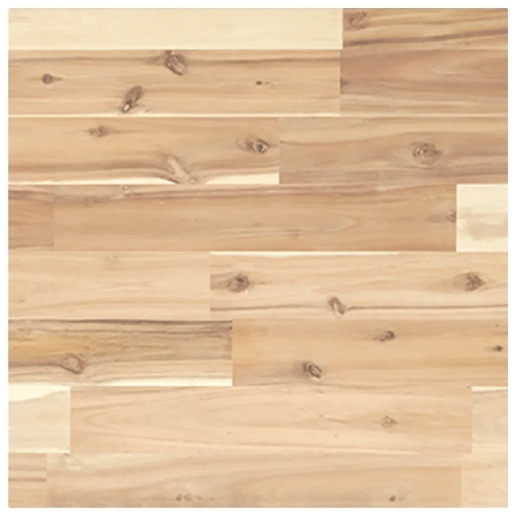 Piano Tavolo | Superficie Tavolo | Piano Scrivania Quadrato 40x40x4 cm in Legno Massello di Acacia