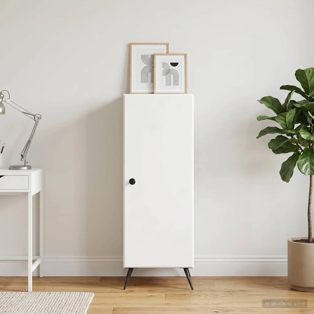 Credenza Bianco 33 x 34,5 x 90 cm Legno ingegnerizzato 895515