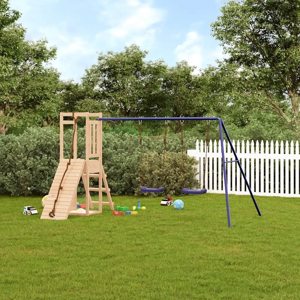 Set da Gioco da Esterno in Legno Massello di Pinocod mxl 77381