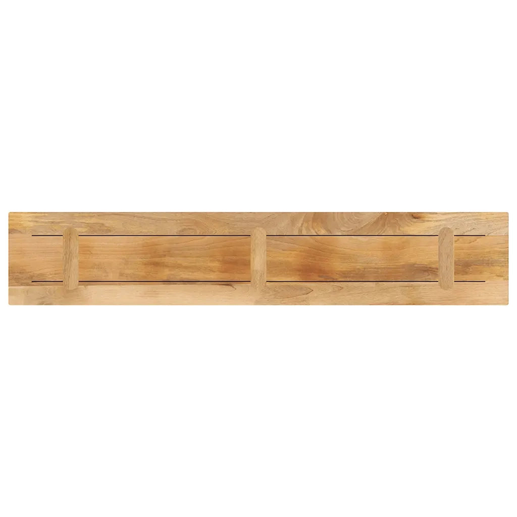 vidaXL Piano per Tavolo 180x40x3,8 cm Rettangolare Legno Mango Grezzo