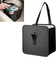 Recipiente di Rifiuti Auto 1 Pezzo Recipiente di Rifiuti Auto Mini Recipiente di Rifiuti Auto Universale Accessori Auto Interiore (Nero)