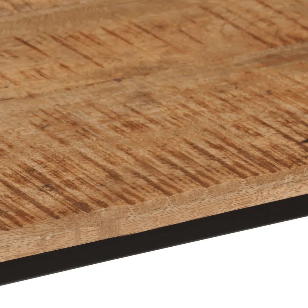 Tavolo Consolle | Tavolo d'Ingresso 80x30x74 cm in Legno Massello di Mango e Ferro