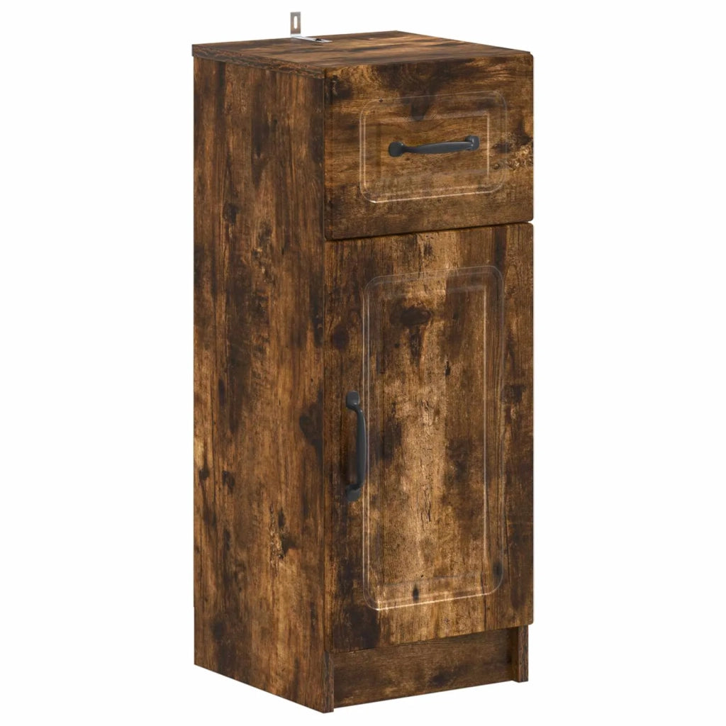 Mobiletto da Bagno UTRECHT Rovere Fumo 30 x 31 x 77 cm 897710