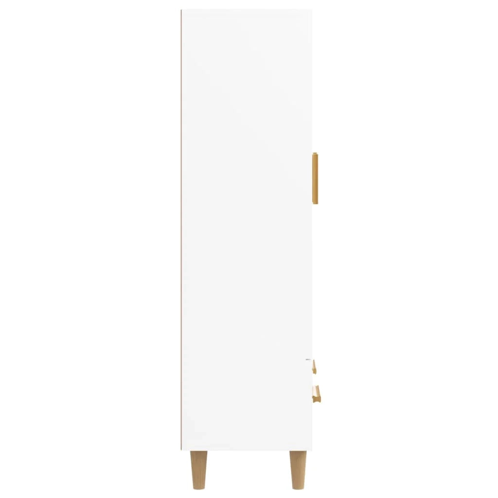 Buffet credenza cassettiera mobiletto mobile contenitore organizer cucina soggiorno salotto alto 70 x 31 x 115 cm legno ingegnerizzato bianco 02_0032762