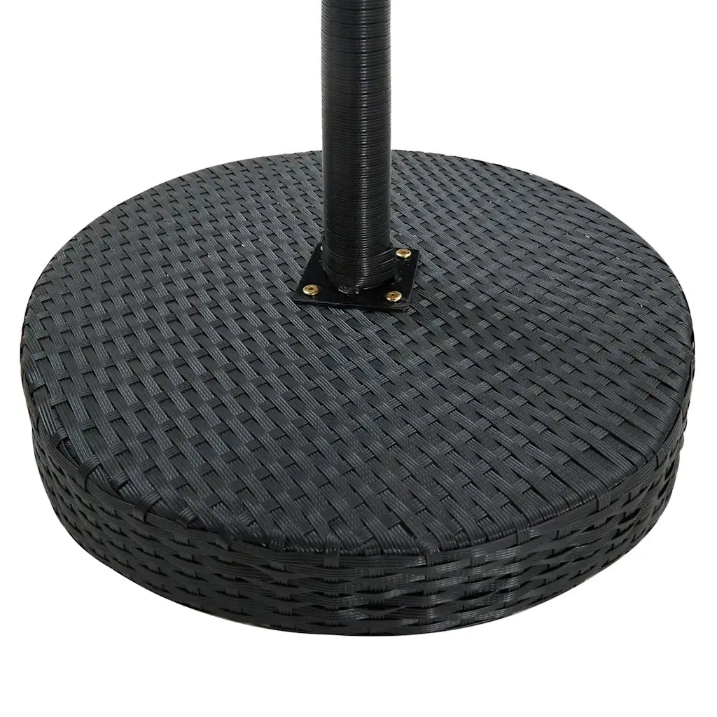 Set Bar da Giardino 3 pz | Set Salotto da Giardino con Cuscini Polyrattan Nero