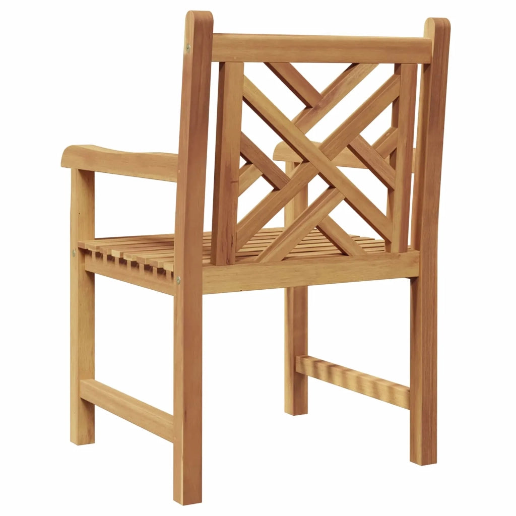 Sedia 2 pcs Marrone 60 x 58 x 90 cm Legno di teak solido 42001963
