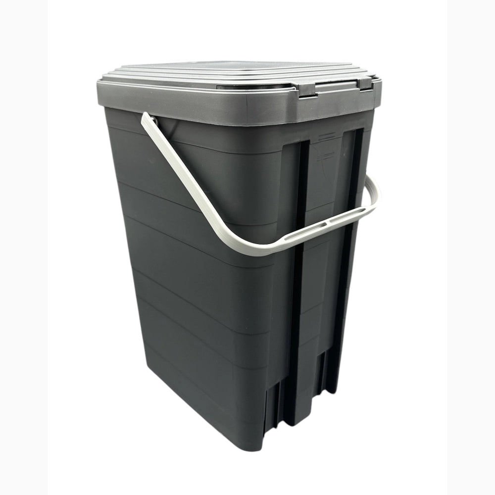 Pattumiera Sottolavello Differenziata per cassetto Cucina 14 Litri Nera 27x20x39H cm
