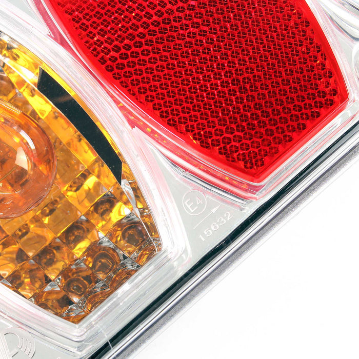 Luci posteriori 2 pezzi Collegamento luce retromarcia T.2 Luce targa Fanali per rimorchio