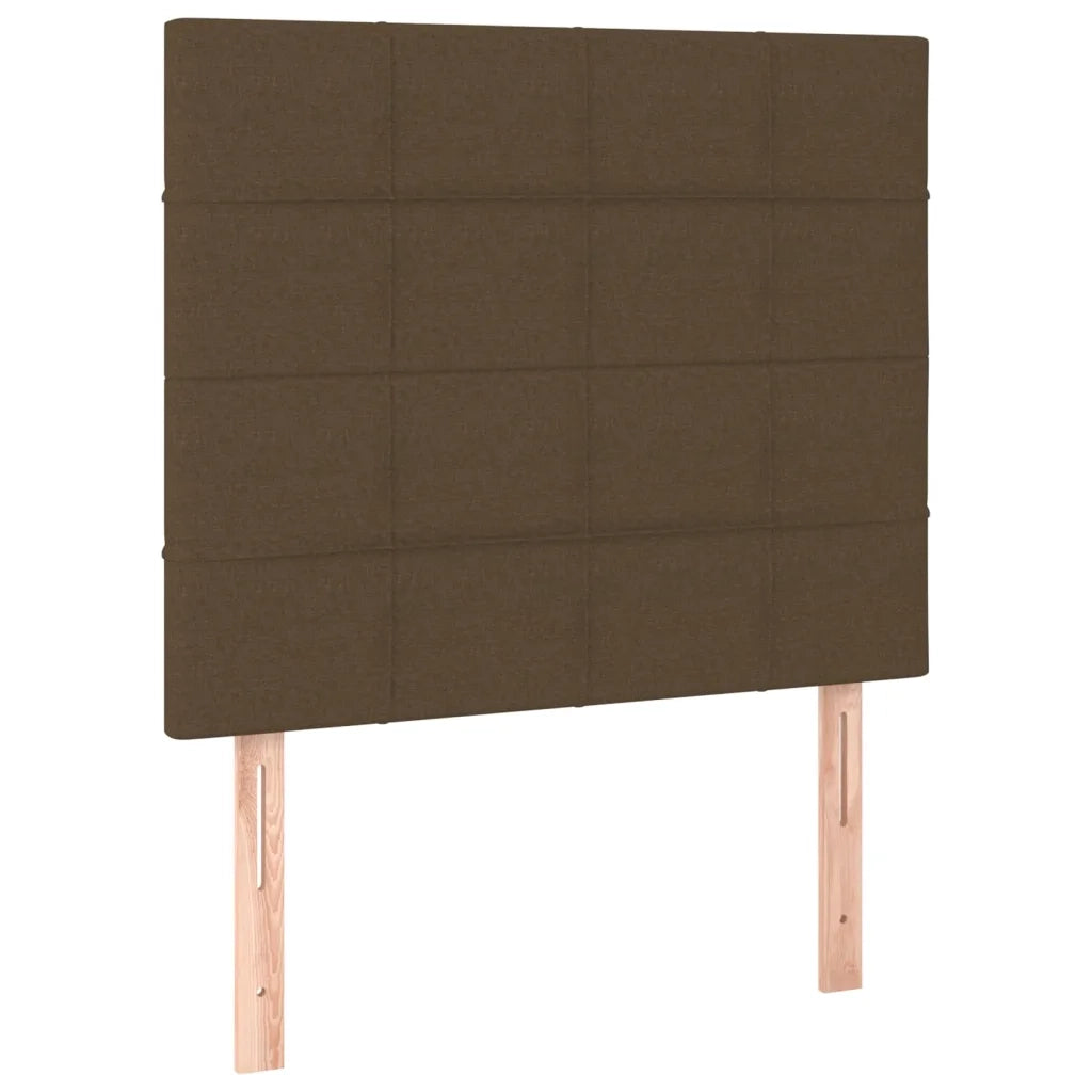 Giroletto senza Materasso Marrone Scuro 80x200 cm Tessuto 3125012
