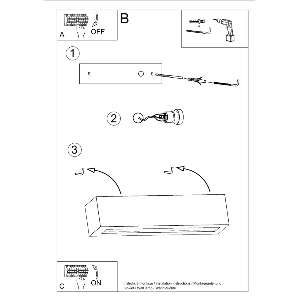 Applique ceramica bianca POLARO Pure Lume E27 dimmer