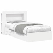 Telaio del letto con storage con testiera Bianco 80 x 200 cm 3433813