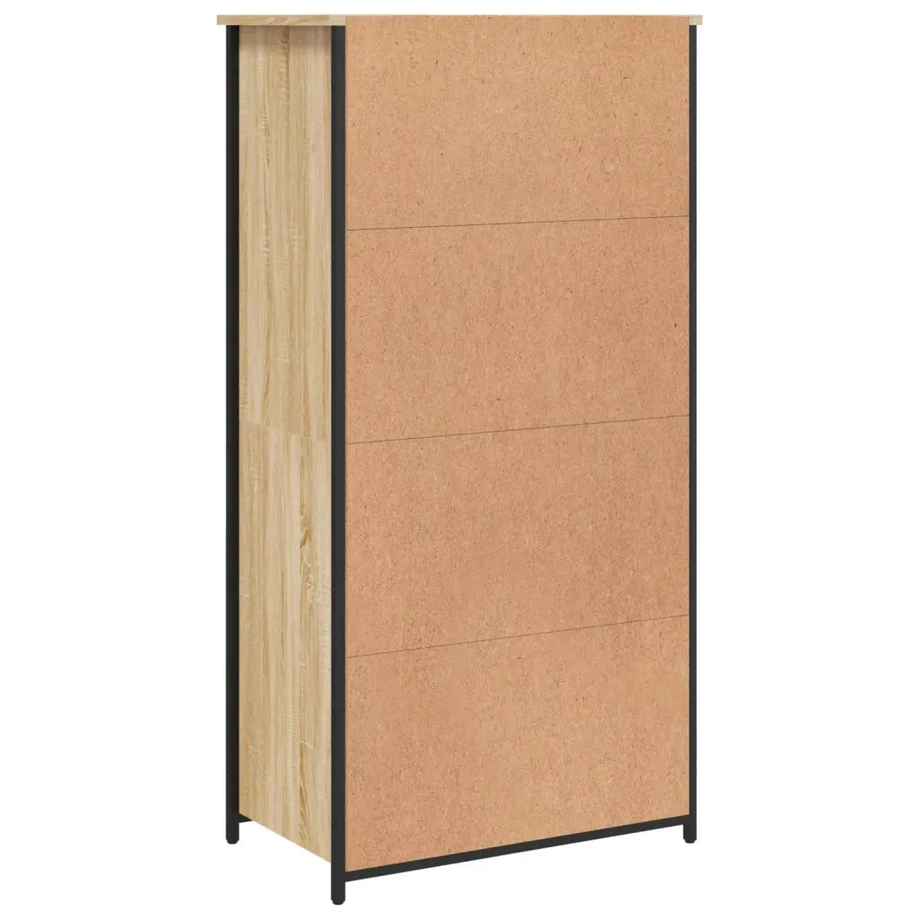 Credenza-Buffet-Armadio da cucina Rovere Sonoma 62x36x121,5 cm in Legno Multistrato