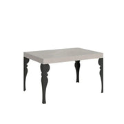 Tavolo allungabile 130/234x90 cm Paxon cashmere telaio Antracite